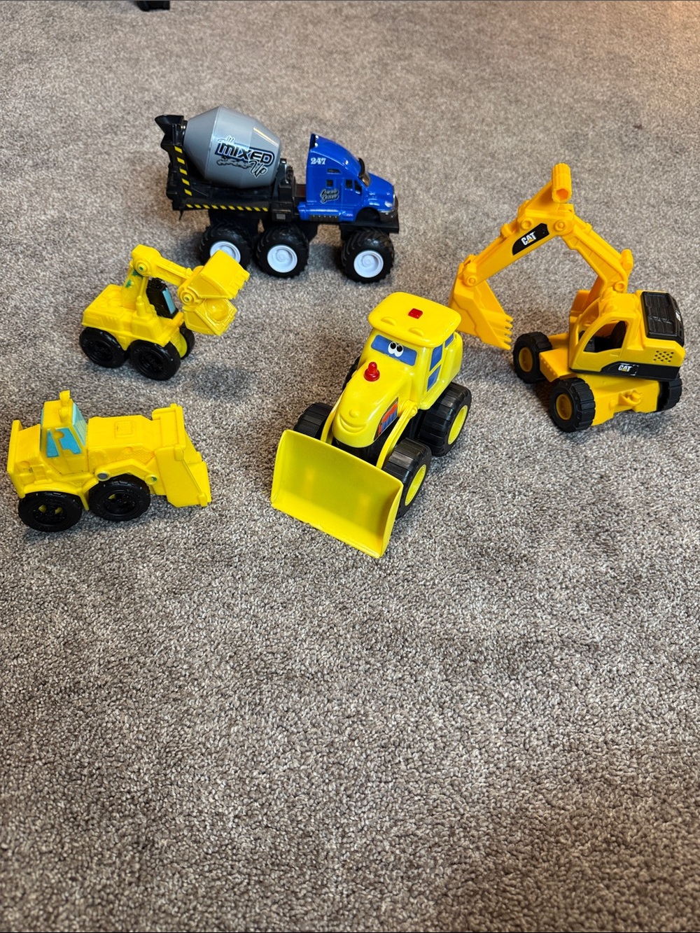 Yellow Construction Vehicle Toy Set - Kids Toys